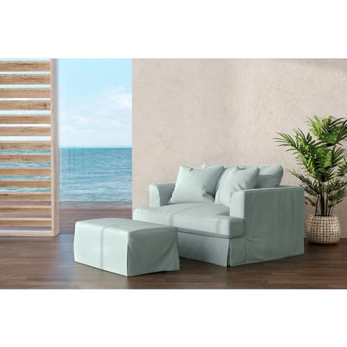 Sillón Plegable Tela Azul miniatura 5