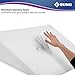 Bed Wedge Pillow With Memory Foam Top 7.5in - Ideal For Comfortable, Restful Sleeping - Wedge Pillow Neck & Back Pain Relief, Acid Reflux, Snoring, Heartburn, Allergies - Versatile & Washable Cover