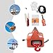 1100lbs Electric Winch Hoist Kit with Remote, Anti-Rotation Steel Wire, Limit Switch Protection - Ideal for Garage Attic and Factory Heavy Lifting (110V)