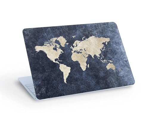 Wallpaper Mart World Map Laptop Skin Decal Sticker for Dell, HP, ...
