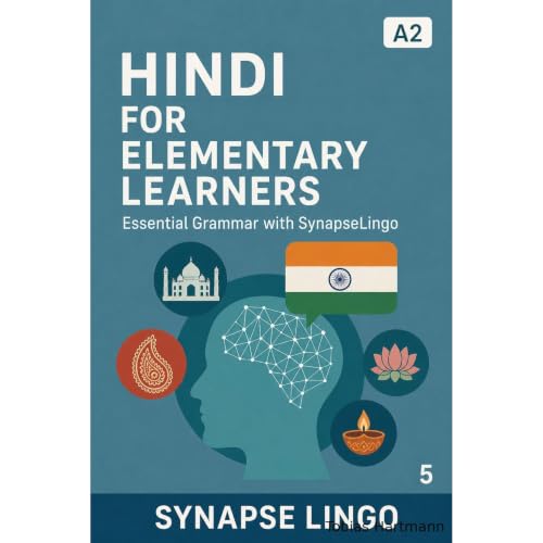 Hindi for Elementary Learners Audiolibro Por Tobias Hartmann, SynapseLingo AI Tools (human-assisted) arte de portada