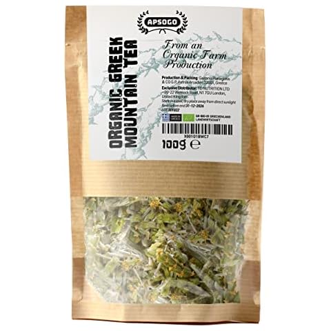 APSOGO Organic Greek Mountain Tea - Premium Quality & Excellent Taste - 100g Cover