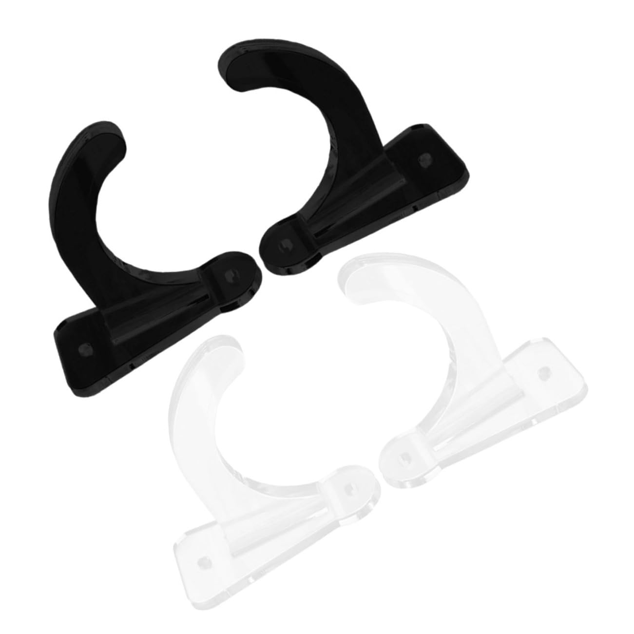 BESPORTBLE Space-saving Baseball Bat Wall Mount Holder Sturdy Acrylic Display Rack for Bats