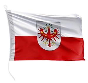 Flagly 16522 Premium Bootsfahne Tirol