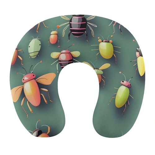 Almohada de viaje espuma viscoelástica tamaño único miniatura 1