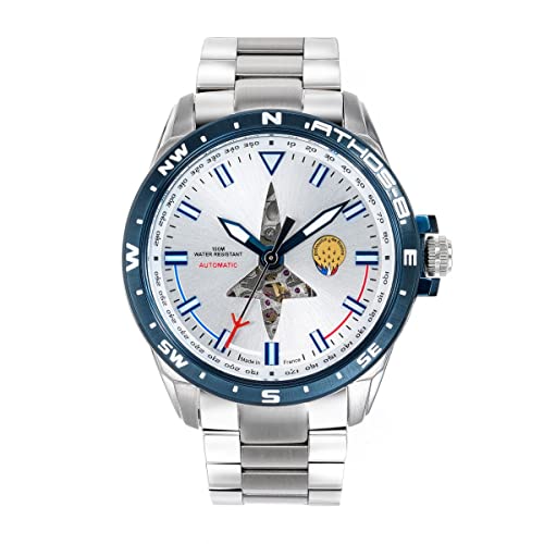 Montre Homme Automatique Patrouille de France 668094 montre aviateur mécanique acier