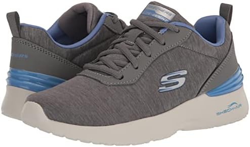 Skechers Sport Women's Women's Skech-AIR Dynamight Sneaker, GYBL=Grey/Blue, 7.5 | Image 6