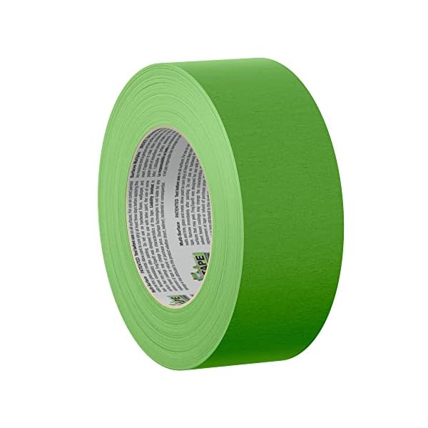 FROGTAPE 240661 Malerband für mehrere Oberflächen, mit Malerblock, mittlere Haftung, 4,5 cm x 5,5 m, grün, 3 Rollen – Bild 6