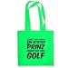Produktbild Planet Nerd Ein echter Prinz kommt mit dem Golf - Stoffbeutel, hellgrün