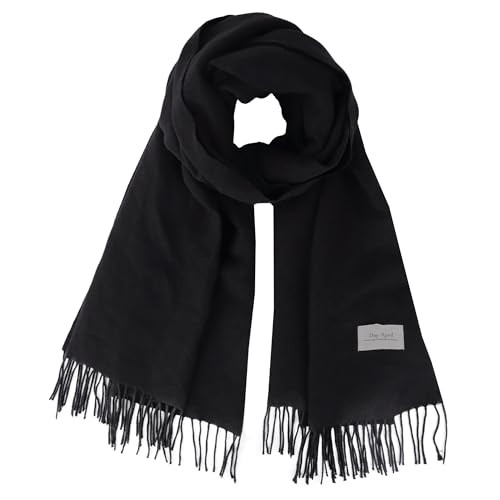 Winter Warm Cashmere Scarf for Women and Men Pashmina Tassels Shawls and Wraps Long Blanket Scarf