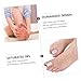 GLEAVI 2sets Bunion Relief Toe Separators Toe Spacers for Bunions Toe Separators Toe Splints for Straightening Feet Care Tool 5pairs*2