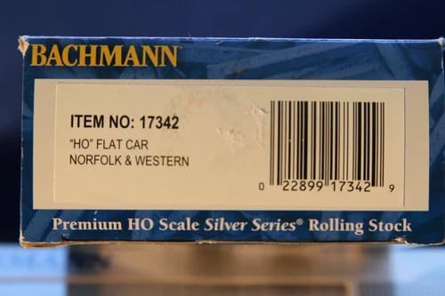 Bachmann HO 52インチ フラットカー ノーフォーク&amp;ウェスタン N&amp;W 32800 17342
