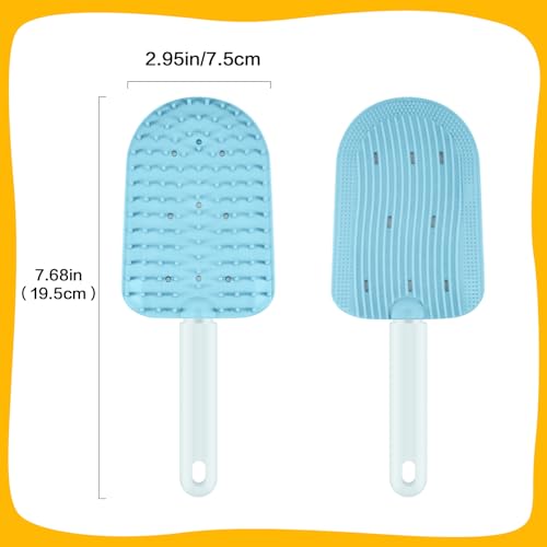 Image of One Pcs Cat Tongue Comb, Silicone Cat Brushs for Indoor Cats for Long Haired Cats, Cat Grooming Brush dematting comb for cats to Remove Fur Reducing Hairballs