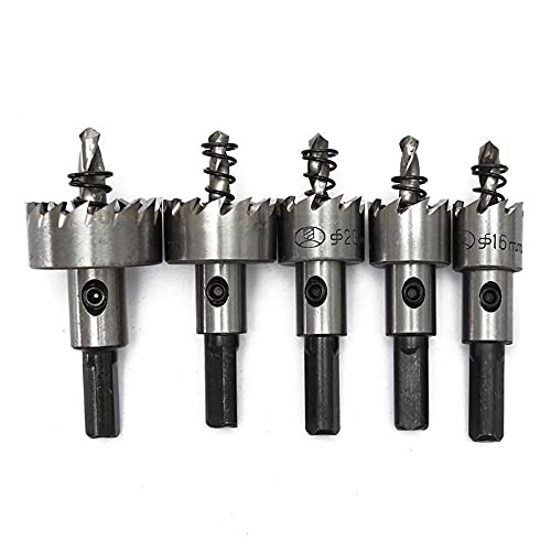 Juego de 5 brocas para metal y madera 16-30mm