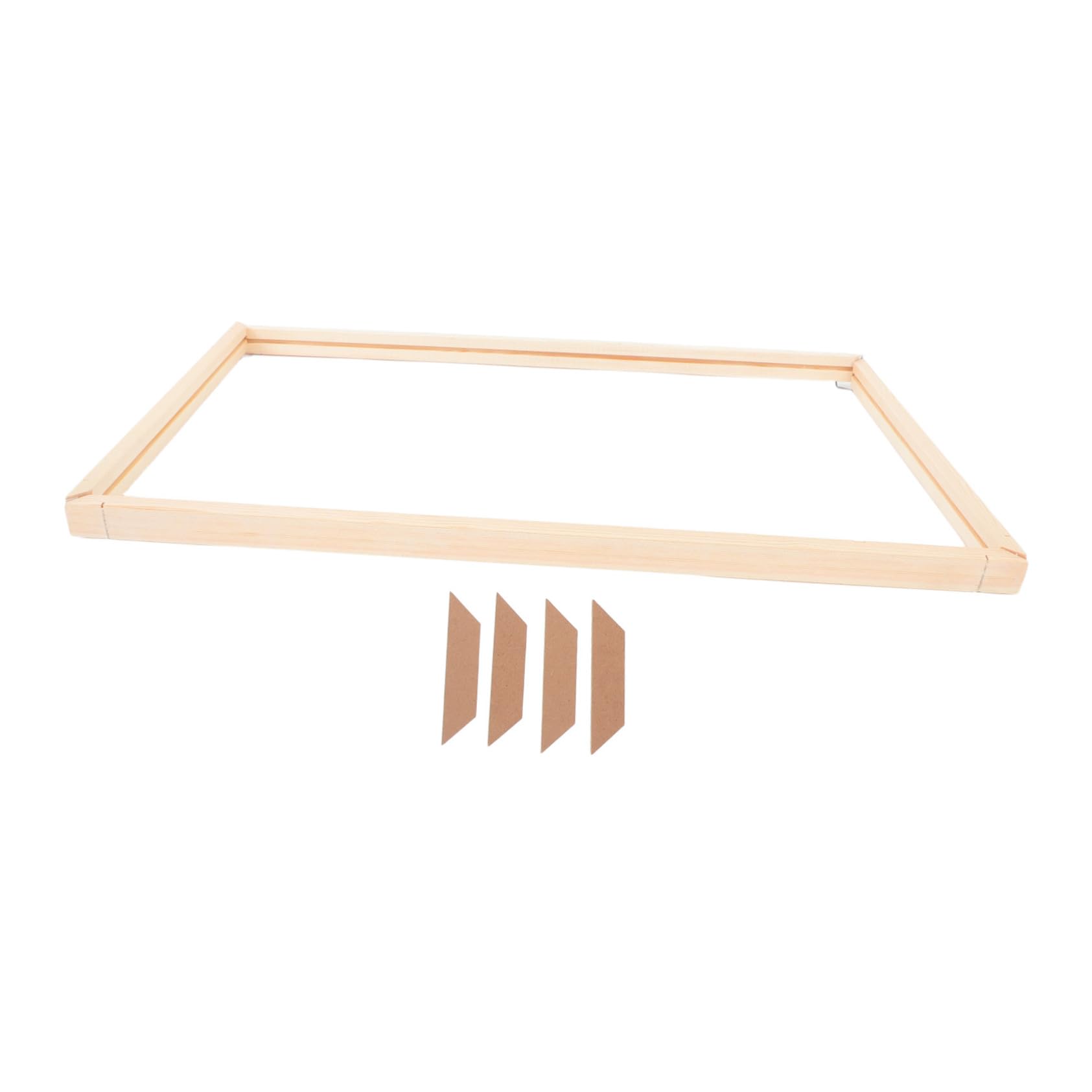 Cadre d'art mural 55x35 cm en bois massif détachable pour affiche
