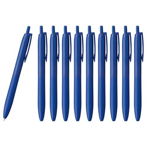 Image of Mitsubishi SXNLS05.33 10P Jet Stream Light Touch Ink Permanent Ballpoint Pencil, 10 Pack, 0.5, Blue, SXNLS05.33