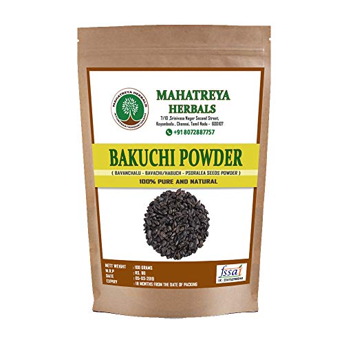Mahatreya Herbals Premium Organic Quality Babchi/Bakuchi/Bavanchi Powder – 100 GM Mahatreya Herbals Premium Organic Quality Babchi/Bakuchi/Bavanchi Powder – 100 GM