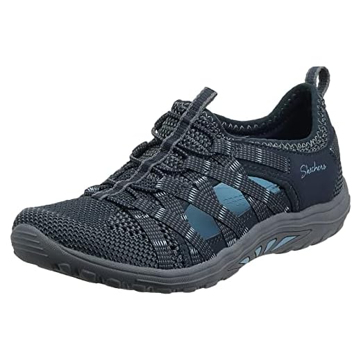 Skechers Reggae Fest-Neap-Webbing Trimmed Fisherman Oxford Flat - Azul (Marina), Talla 37,5 EU, Azul Marino, 40 EU