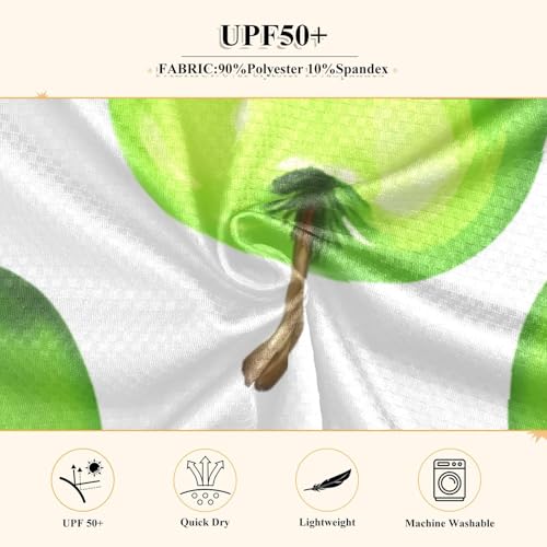 Green Fruit Boy's Rash Guard Swim Shirt Long Sleeve Sun Shirt for Beach Pool Sport UPF50+4