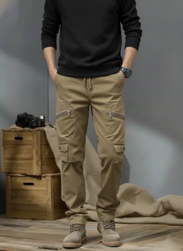 Image of ODDMONKEY Men Cargo || Casual Trouser || Cargo Pant for Men - Stylish, Comfortable, Multi-Pocket Design for Outdoor, Work Wear & Casual
