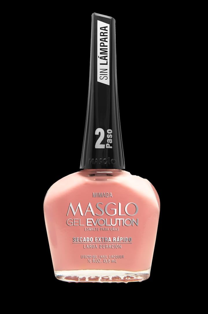 MASGLO GEL EVOLUTION Nail Polish Gel Effect, No UV/Led Lamp Required, Duration up to 12 day, 3 PCs Shades Of Colors - Effecto Gel sin necesidad de lampara UV/Led, hasta 12 dias de duracion