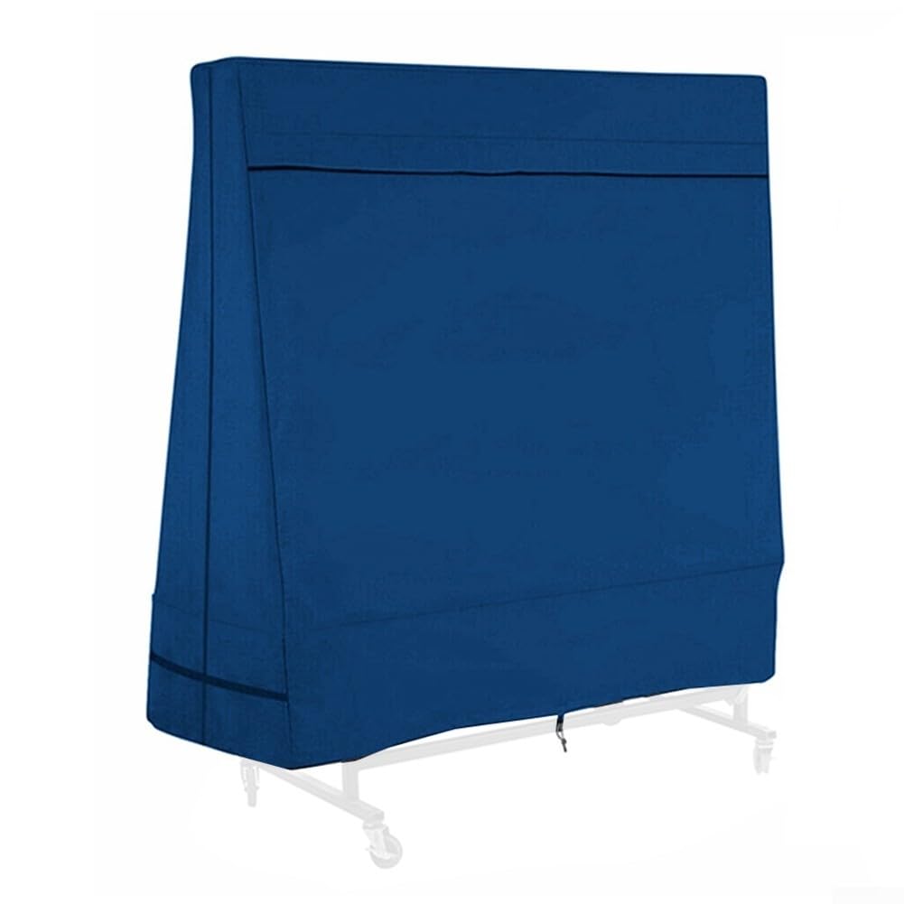 Copertura per tavolo da ping pong, tessuto Oxford 600D, impermeabile, antivento, antipolvere, con cerniere, per uso interno ed esterno, 160 cm x 160 cm x 85 cm, dimensioni standard, adatta alla