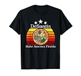 Photo Gallery ron desantis rendere america florida vintage divertente maglietta Photo Gallery ron desantis rendere america florida vintage divertente maglietta