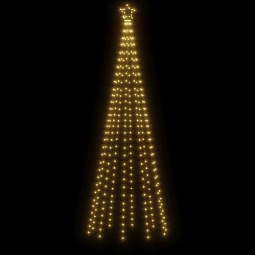 Miniatura 2 de Canditree Árbol de cono de Navidad iluminado para exteriores de 98 pies con decoración de estrella y luz LED para decoración de Navidad para patio