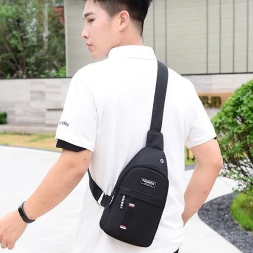 Mini Mochila Pochete Bolsa Tiracolo Transversal Ombro Masculina Feminina Saída Fone de Ouvido Imperm