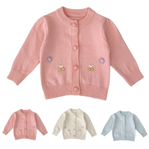 Boys Girls Cardigan Knit Sweater Toddler Kids Uniform Lightweight School Cardigans Cute Graphic Fall Winter Sweaters