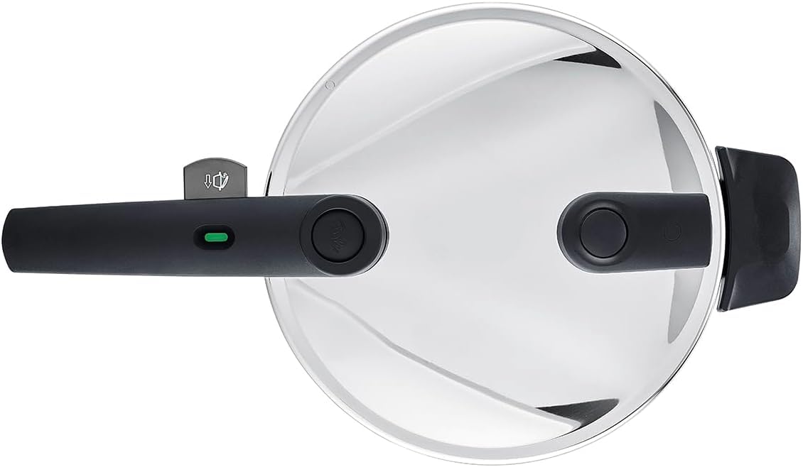 Fissler Vitaquick Autocuiseur (6 l, 22 cm) Marmite À Pression En Acier Inoxydable, 2 Niveaux De Cuisson, Fabrication En Allemagne, Compatible Induction