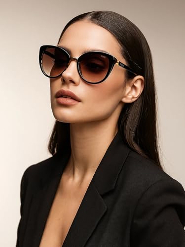 Image of IDEE 100% UV Protected Sunglasses | Gradient | Medium | Full rim | Women | Cat Eye | IDSO208
