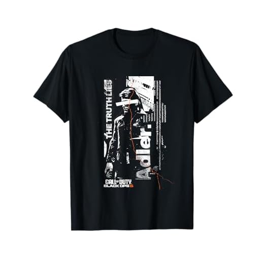 Call Of Duty Black ops The Truth Lies Alder Distressed Logo T-Shirt