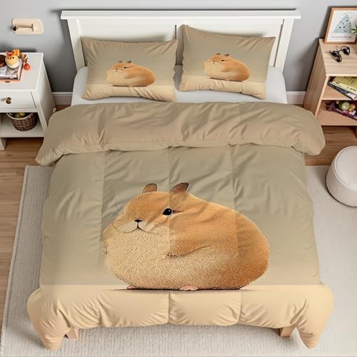 Housse de couette 200x200 hamster avec 2 taies d'oreiller - 3