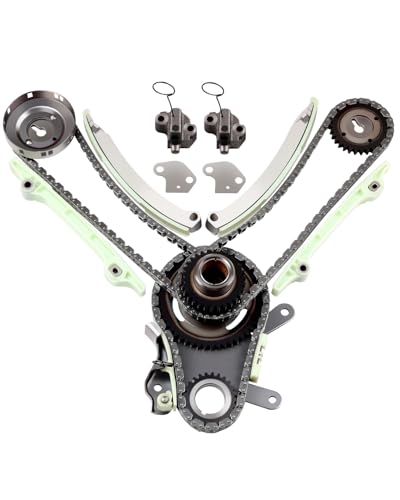 SCITOO Timing Chain Kit (JTEC Gear) Automotive Replacement Timing Parts Chain Sets TK5047 fits for 1999-2004 Dodge Jeep 4.7L 4.7