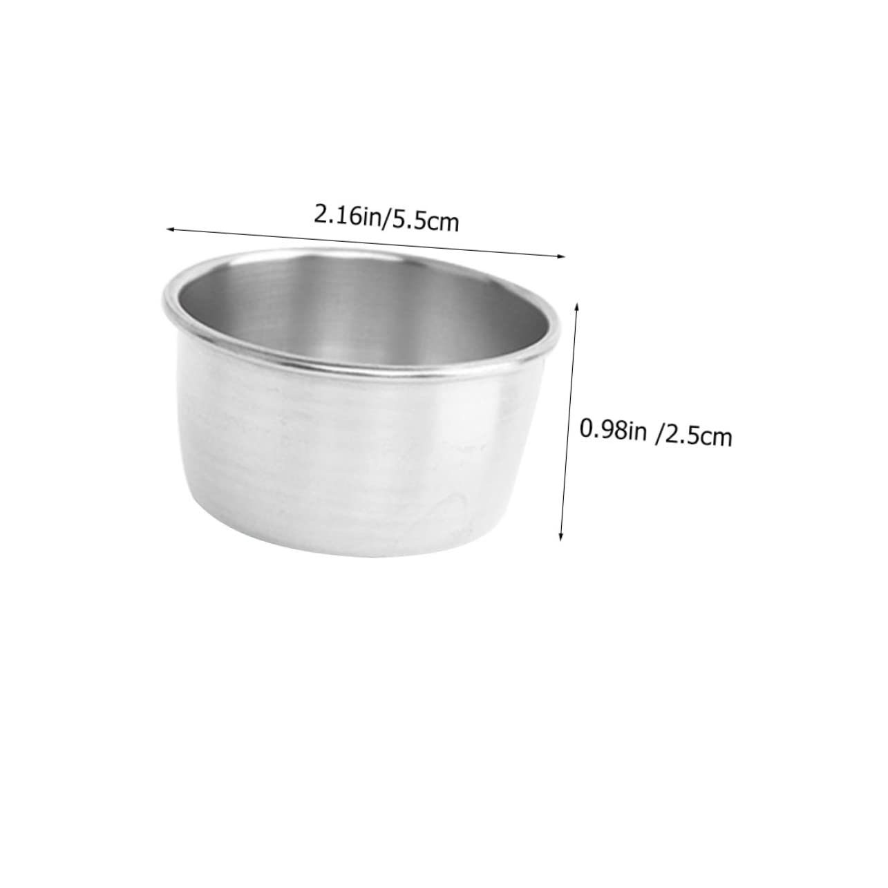 GRIRIW 2pcs Reusable Sauce Containers Steak Sauce Cup Charcuterie Cups Condiment