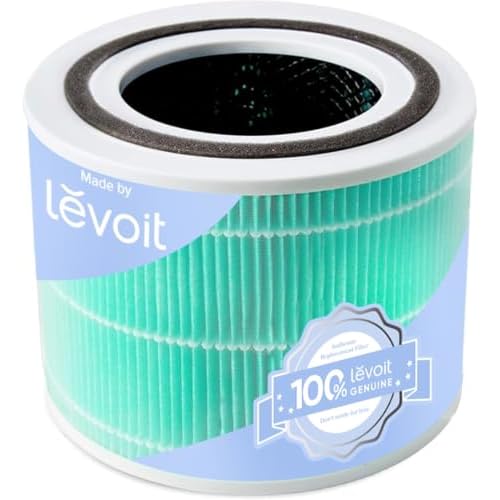 LEVOIT Filtro di ricambio per Core 300S, 3 in 1 HEPA, Carbone Attivo ad Alta Efficienza, Core 300-RF-TX, Verde Core 300-RF per Anti-scarico