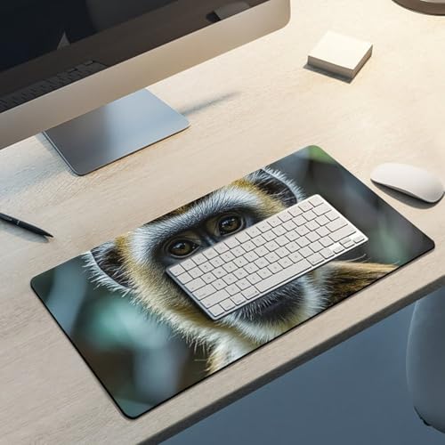The Silent Monkey mouse pad gaming tamaño grande 60x30 cm miniatura 5