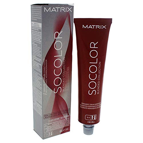 MATRIX Socolor Blended Collection Permanent Cream Hair Color, 4N Dark Brown Neutral, 3 oz
