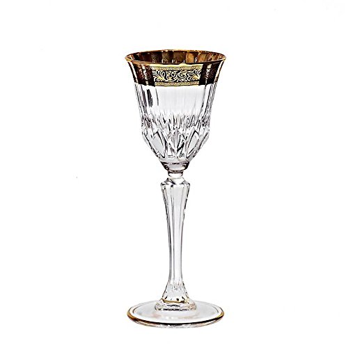 Cristalica Edelrausch Likörglas Golden Black 80 ml