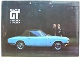  Prospekt/brochure - Glas 1300 GT, 1700 GT Coupe und Cabrio - schön und selten