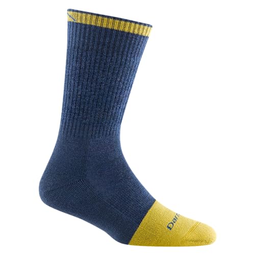 Darn Tough Women's Steely Boot Midweight with Full Cushion Toe Box Work Sock (Style 2015) - Indigo, Large