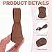 uxcell Hat Clip for Travel on Bags, Magnetic Hat Holder Hands, Free Bag Backpack Fashionable Clip - Protect Hat from Falling for Hanging on Handbags Totes Luggage Purse, Brown