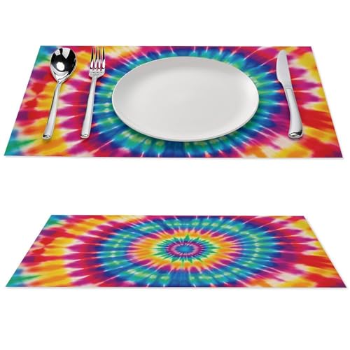 Sets de table antidérapants pour repas en intérieur et extérieur - 2