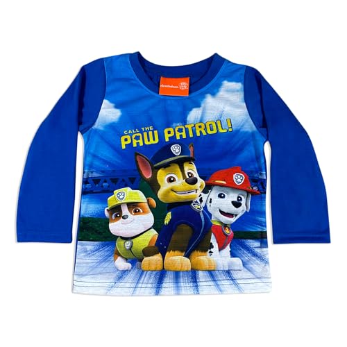 Paw Patrol Boys Marshall, Rubble,Chase and Skye Pajama Set (Grey/Royal, 12M)2