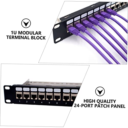 Panneau de brassage rack horizontal pour éliminer le désordre - 6