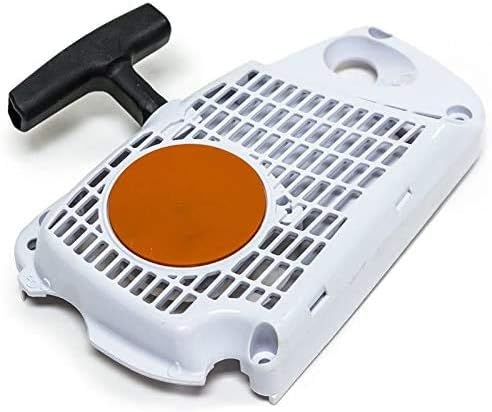 Recoil Pull Start Starter Assembly Compatible with Stihl MS192T MS193T MS192TC Chainsaw Replaces 1137 080 2108 and 1137 080 2100