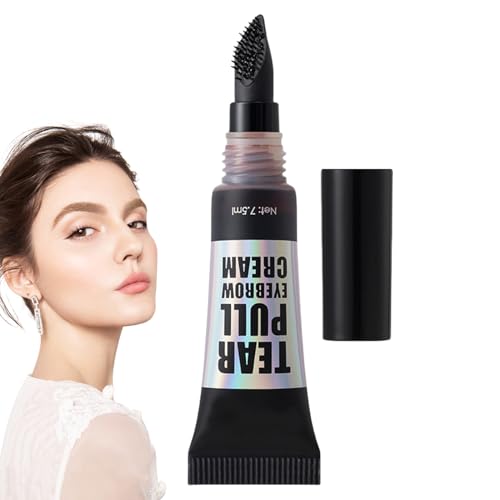 Crema Para Mejorar Las - Gel De De Tinte Natural, Definición Duradera | Crema De Estilo De Ceja Impermeable, Fórmula A Prueba De Manchas Para Más Llenas, Adecuadas Para Maquillaje Di