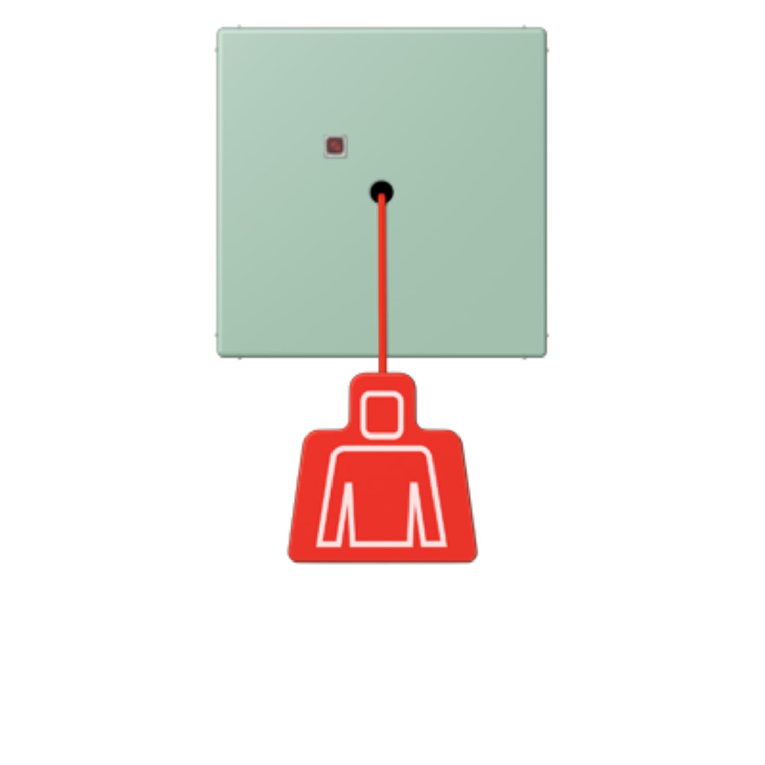 Bouton poussoir avec poignée LC32041 JUNG NRSLC0834ZT217 pour installation électrique