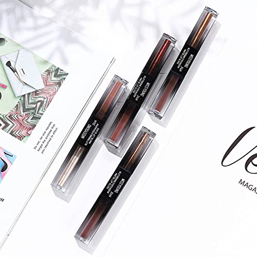 Kisshine Matte Lipgloss Brown Liquid Lipstick Velvet Long-Lasting Lip Gloss Waterproof Lipglaze Cosmetic Party Lip Makeup For Women And Girls Pack Of 1(Brown 4#) #TOP2